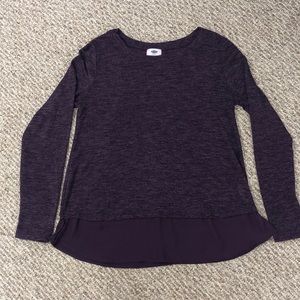 Old navy Purple long sleeve sweater
